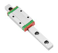 Juego de rieles guía, 9 mm de ancho MGN9H Riel guía lineal en miniatura, 100 mm de longitud con bloque deslizante