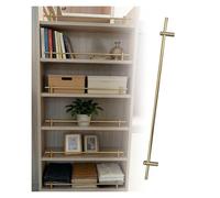 Juego de rieles inclinables, barra de barandilla, barra de barandilla de estante flotante de 11-43 pulgadas de largo, barandilla decorativa(Gold,100cm (39.37 inches))