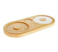 Juego De Rimmer De Sal Margarita - Plato De Madera Para Rimmer De Copa De Cóctel, Herramienta Para Bandeja De Bebida De Barman | Contenedor De De Sal Para Margarita, Tequila, Accesorios De Bar, M