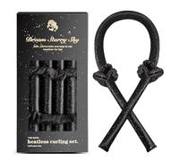 Juego de rizadores de satén sin calor, rulos de pelo para rizos, rizadores de cabello sin calor y rulos calientes, rizadores de cabello para dormir en rizadores de diadema (cielo estrellado de ensueño