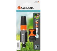 Juego de rociadores de jardín Gardena 2 en 1 juego de 13-15 mm con powergrip y Aquastop-Frost UV 2 modo Spray y haz 20000-45