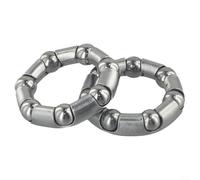 Juego de rodamientos de bolas de acero para bicicletas infantiles de 38 24 mm, funcionamiento suave, 2 piezas (3# 38-24 mm)