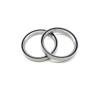 Juego de rodamientos dirección for bicicleta carretera ACB495H6.5, 40, x 49, 6 mm, 45/45 grados, acero cromado, cónicos, superior e inferior