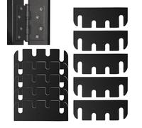 Juego de rodamientos para bisagras de puerta de 10 piezas - Kit de reparación de ceras de puerta de PVC para rellenar espacios vacíos en las ceras interiores, rodamientos fáciles de instalar para un