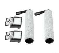 Juego de rodillo de cepillo de filtro y filtro para Tineco Floor S7 S7 PRO para limpiador de pisos inalámbrico inteligente, piezas de repuesto para una limpieza eficiente