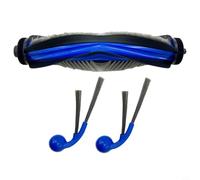 Juego de rodillo y cepillo lateral para ECOVACS T80 para omni, kit de repuesto de 3 piezas con núcleo de plástico resistente, optimizado para pelo de mascotas y recogida de desechos