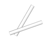Juego de rodillos de arcilla acrílica de 2 piezas, ultra suave, material sólido, ideal para arte y manualidades de arcilla polimérica