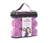 Juego de rodillos de pelo de autoagarre para rizador de cabello, juego de rodillos gruesos y finos, largos, medianos y cortos, juego de rodillos para el cabello