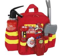Juego de Rol Bombero Klein 8900 con 6 Accesorios y Mochila Infantil