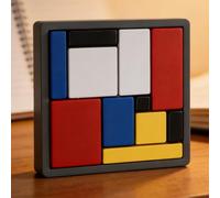 Juego De ROM-pecabezas De Lógica para Niños Y Adultos, 88 Desafíos 4 Niveles De Dificultad ROM-pecabezas De Bloques para Entrenar El Pensamiento Lógico para Hogar, Escuela, Oficina, Viajes, Camping