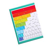 Juego de rompecabezas de aprendizaje de azulejos de fracción y círculos de fracción para manipuladores de matemáticas preescolar, herramienta educativa, juegos interactivos de matemáticas para padres