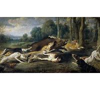 Juego de rompecabezas de caza de jabalíes, 1000 piezas, para adultos, adolescentes y niños