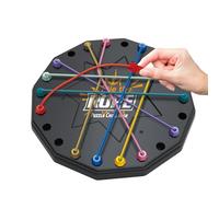 Juego de rompecabezas de cuerda retorcido, Rope Untangling Game de nudos,Nudos de cuerda retorcidos Unfirmar un juego de mesa interactivo - Rompecabezas de teaser de cerebro educativo para niños y niñ