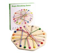 Juego de rompecabezas de cuerda untie: juguete de mesa de desafío de nodo de estrategia, juego de entrenamiento de inteligencia educativa de desarrollo lógico | Divertida tarea de pensamiento, juego