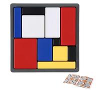 Juego De Rompëcabezas De Lógica, Römpëcabezas De Entrenamiento Cerebral Práctico, 13,5x13,5 Cm, Juguete Para Juegos De Pensamiento Educativo, Rompëcabezas Vinculados, Materiales De Aprendizaje Seguros