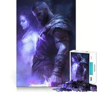 Juego de Rompecabezas Juramento del Guerrero Vínculo Etéreo de 1000 Piezas para Adolescentes Juego para estimular la Mente Montaje Firme y Seguro Actividad Divertida para Toda la Familia (38x52cm)