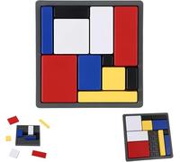 Juego de rompecabezas lógico para niños y adultos, 88 desafíos, 4 niveles de dificultad, rompecabezas lógicos, juego de pensamiento educativo portátil, aula (1 unidad)