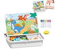 Juego de rompecabezas magnético - Puzzle educativo de doble cara para niños - Juego de asociación magnética de viaje a casa escolar,Regalo de Navidad Fiestas