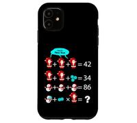 Juego de Rompecabezas matemático Divertido de Navidad Año Nuevo Carcasa para iPhone 11
