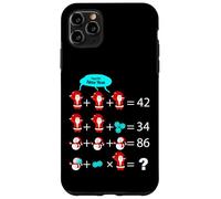 Juego de Rompecabezas matemático Divertido de Navidad Año Nuevo Carcasa para iPhone 11 Pro MAX