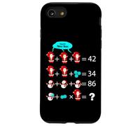 Juego de Rompecabezas matemático Divertido de Navidad Año Nuevo Carcasa para iPhone SE (2020) / 7/8