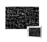 Juego de Rompecabezas para Adultos, Rompecabezas desafiantes, Rompecabezas de 1000 Piezas, Ley de la fórmula física E=MC².