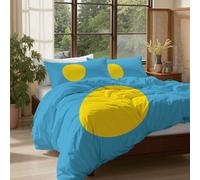 Juego De Ropa Cama 3 Piezas Bandera Palaos 260 X 240 Cm Microfibra Suave Transpirable Patriotas Juego De Fundas Edredón con 1 Funda Nórdica + 2 Funda Almohada, Simple