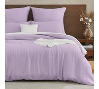 Juego de ropa de cama de muselina EMME 100% algodón, 220x240, juego doble de ropa de cama de verano con cremallera, 1 juego de funda nórdica con 2 fundas de almohada de 80x80 cm, colcha de muselina