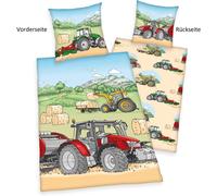Juego De Ropa De Cama De Tractor 2 Piezas 135 X 200 Cm (80 X 80 Cm)