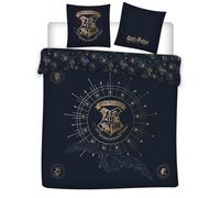 Juego de ropa de cama doble Harry Potter, funda de edredón reversible para cama doble 240 x 220 cm + 2 fundas de almohada 65 x 65 cm, polialgodón