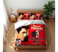 Juego De Ropa De Cama Elvis Presley De 3 Piezas Funda Nórdica Suave para Invierno Reversible para Cama Individual O Doble con Funda De Almohada 80 X 80 Cm (EP 02,150x200cm-Cama 90)