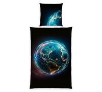 Juego De Ropa De Cama Globo Terráqueo 2 Piezas 135x200 CM 100% Microfibra