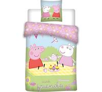 Juego de Ropa de Cama Infantil (Peppa Pig - Rosa Multicolor)