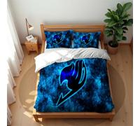 Juego De Ropa De Cama Moderno Y Minimalista con Diseño De Cuento De Hadas Tejido De Algodón De 210 Hilos con Fundas De Almohada De 50 X 75 Cm (Fairy 04,220x 240cm-Cama 150/160)