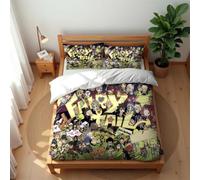 Juego De Ropa De Cama Moderno Y Minimalista con Diseño De Cuento De Hadas Tejido De Algodón De 210 Hilos con Fundas De Almohada De 50 X 75 Cm (Fairy 03,180x220cm-Cama 105/120)