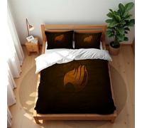 Juego De Ropa De Cama Moderno Y Minimalista con Diseño De Cuento De Hadas Tejido De Algodón De 210 Hilos con Fundas De Almohada De 50 X 75 Cm (Fairy 01,180x220cm-Cama 105/120)