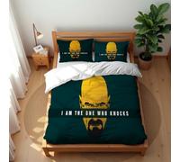 Juego De Ropa De Cama Moderno Y Minimalista De Breaking Bad Tejido De Algodón De 210 Hilos con Fundas De Almohada De 50 X 75 Cm (Bad 01,180x220cm-Cama 105/120)