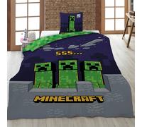 Juego De Ropa De Cama Reversible De Minecraft 2 Piezas 135 X 200 Cm 80 X 80 Cm