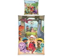 Juego De Ropa De Cama Reversible Dino Ranch 2 Piezas 135 X 200 CM 80 X 80 CM