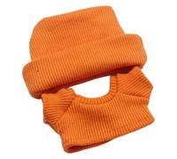 Juego de ropa de muñeca para muñecas de 17 cm, bonito traje de punto hecho a mano, gorra roscada con brida + camiseta, regalos para coleccionistas de muñecas, niñas, niños, accesorios de muñeca de 5.9