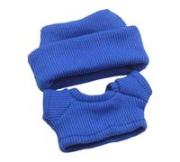 Juego de ropa de muñeca para muñecas de 17 cm, bonito traje de punto hecho a mano, gorra roscada con brida + camiseta, regalos para coleccionistas de muñecas, niñas, niños, accesorios de muñeca de 5.9