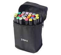 Juego De Rotuladores,Doble Punta Para Libros De Colorear - Kit De Materiales De Arte Con Plumones Y Bolsa De Almacenamiento Para Adultos, Niños, Artistas, Escuela, Clases, Viaje Y Scrapbooking