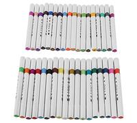 Juego de Rotuladores Profesionales de Doble Punta con Portalápices Triangular, 36 Rotuladores Solubles en Agua para Campos de Diseño de Arquitectura y Animación