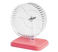 - Juego de rueda de entrenamiento - Spinner silencioso de 8,5" + 11,5" | Diseño independiente o montado en jaula - Para ratones, jerbos, hámsters pequeños (espalda ventilada, fácil montaje, 2 colores