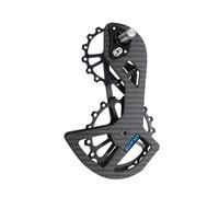 Juego De Rueda Jockey De Fibra De Carbono Con Rodamiento Cerámico For Desviadores Traseros De Bicicleta De Carretera(R5800 (black))