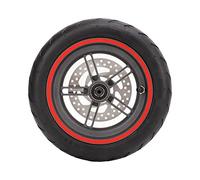 Juego de Rueda Trasera con Freno de Disco 110mm para Scooter Eléctrico | Montaje directo, aleación de aluminio resistente, neumático de goma con agarre antideslizante, capacidad de carga estable y