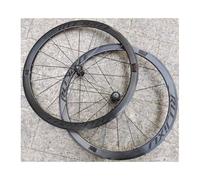 Juego de ruedas 700c con freno de llanta para bicicleta de carretera, delantera y trasera, llanta de aleación de aluminio de 40 mm, buje de carbono de liberación rápida para cassette de 8/9/10/11 ve