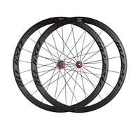 Juego de ruedas 700c con freno de llanta para bicicleta de carretera, delantera y trasera, llanta de aleación de aluminio de 40 mm, buje de carbono de liberación rápida para cassette de 8/9/10/11 ve