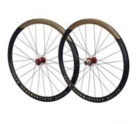 Juego De Ruedas 700C para Bicicleta De Carretera QR Rueda 9 * 100mm/9 * 135mm Llantas De Aleación De Aluminio para Bicicleta Freno De Disco Altura 30/40/50mm 7-12s Cassette(Rot,50mm)