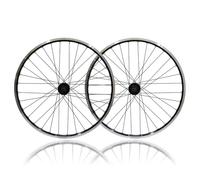 Juego De Ruedas Bicicleta De Montaña 26" Rueda Delantera Y Trasera 32H Freno De Disco/V Llantas De Aleación De Aluminio Doble Pared Liberación Rápida Válvula Schrader 100 Mm/135 Mm(Schwarz)